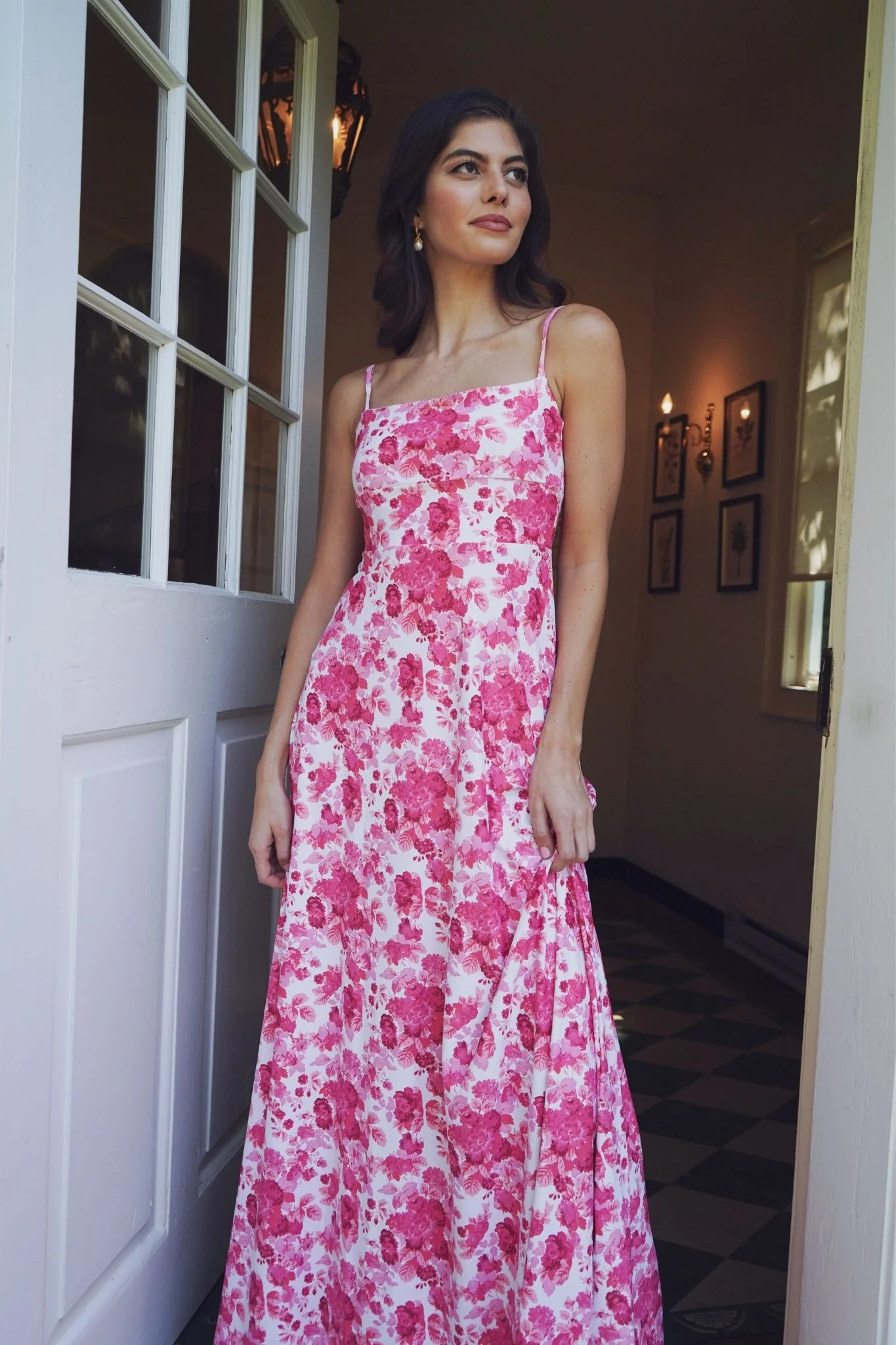 Brigette Dress - Raspberry Chateau - Image 3