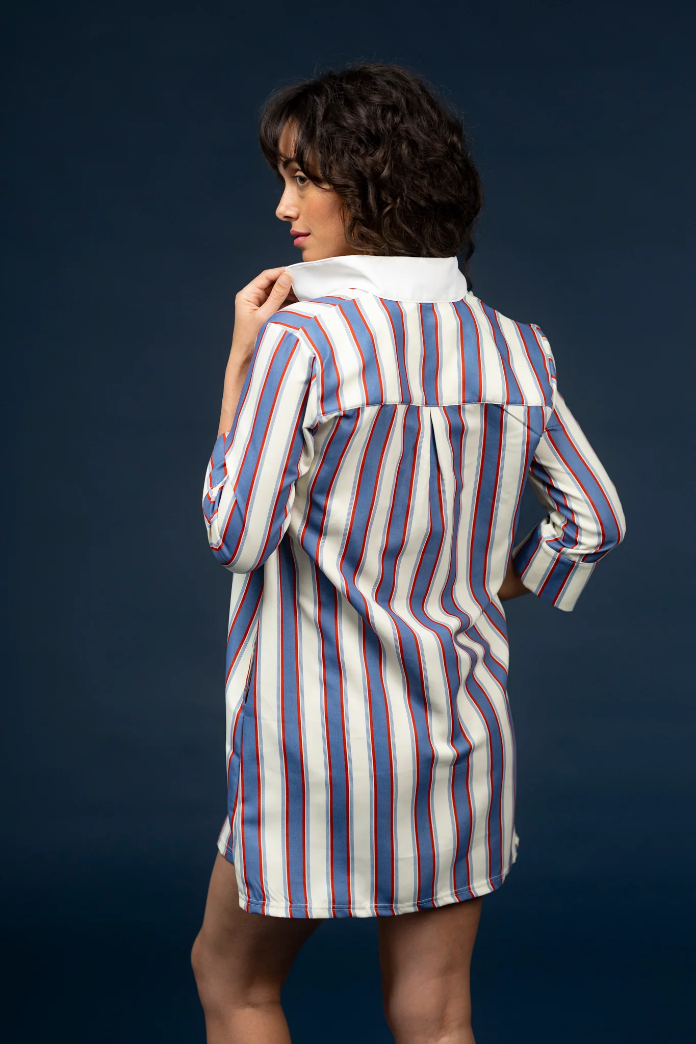 Martha Dress - Cottage Stripe - Image 5