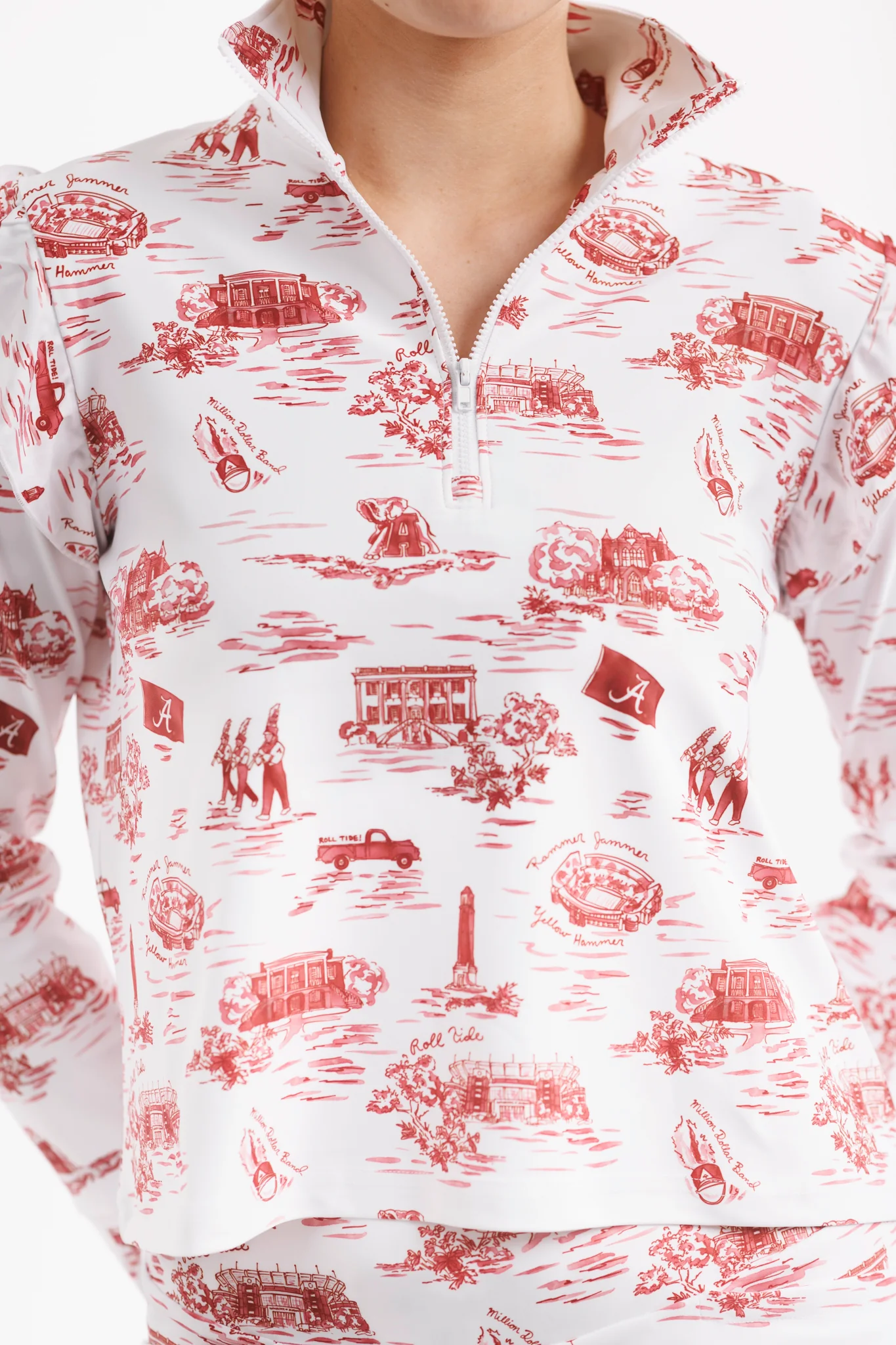 Grayson 1/4 Zip Pullover - Alabama Toile - Image 9