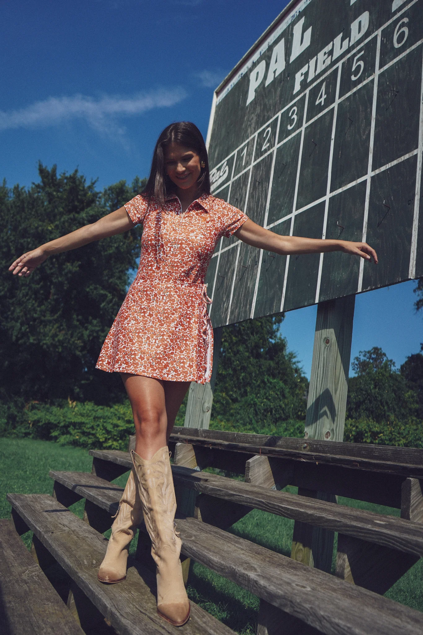 Ivy Dress - Texas Poppies - Image 9