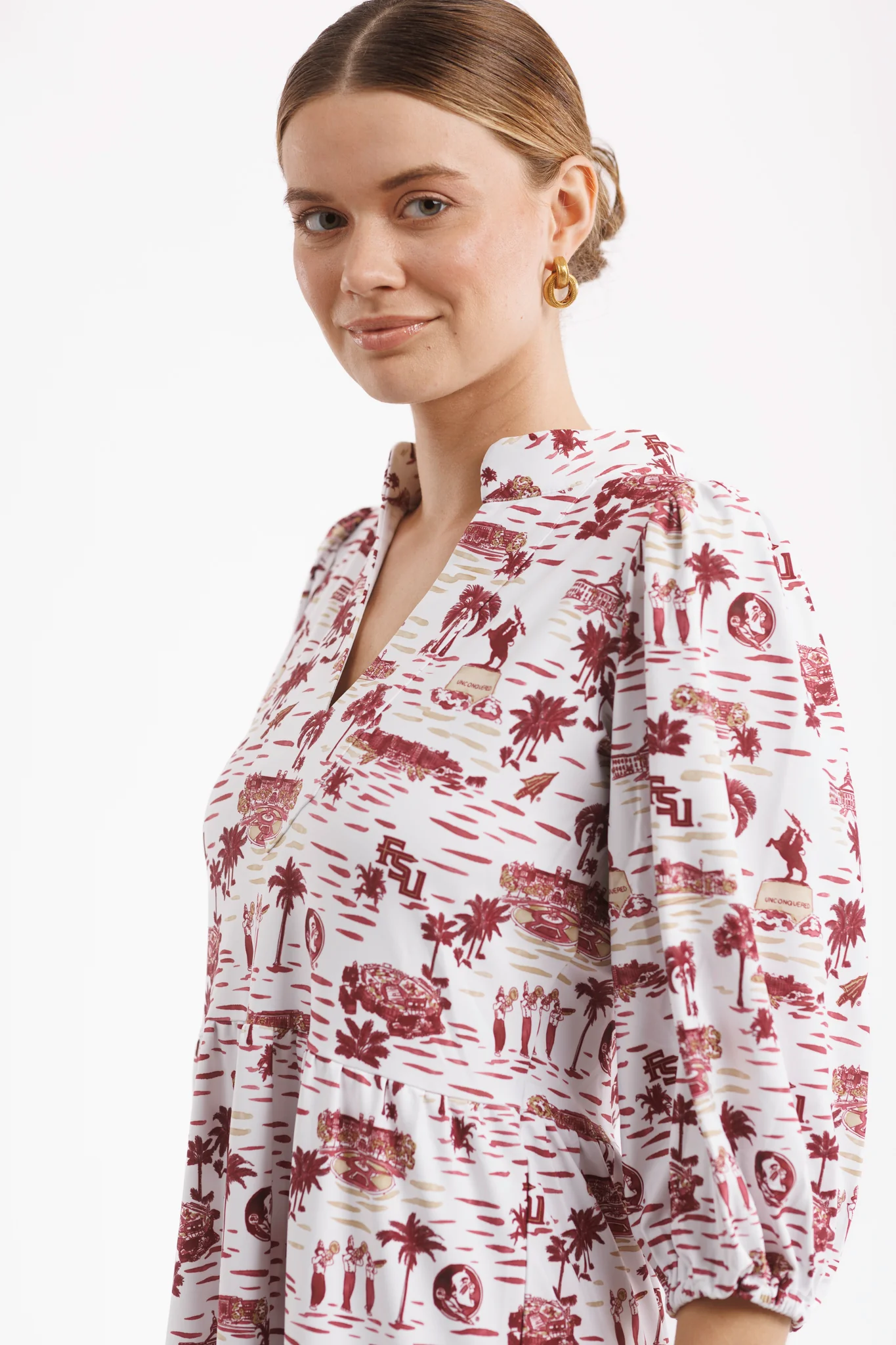 Tory Dress - Florida State Toile - Image 3