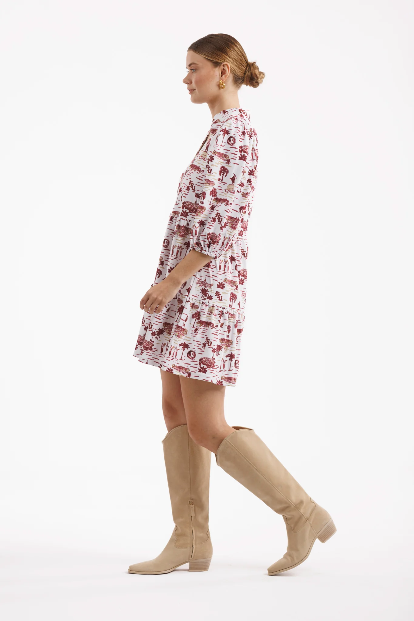 Tory Dress - Florida State Toile - Image 5