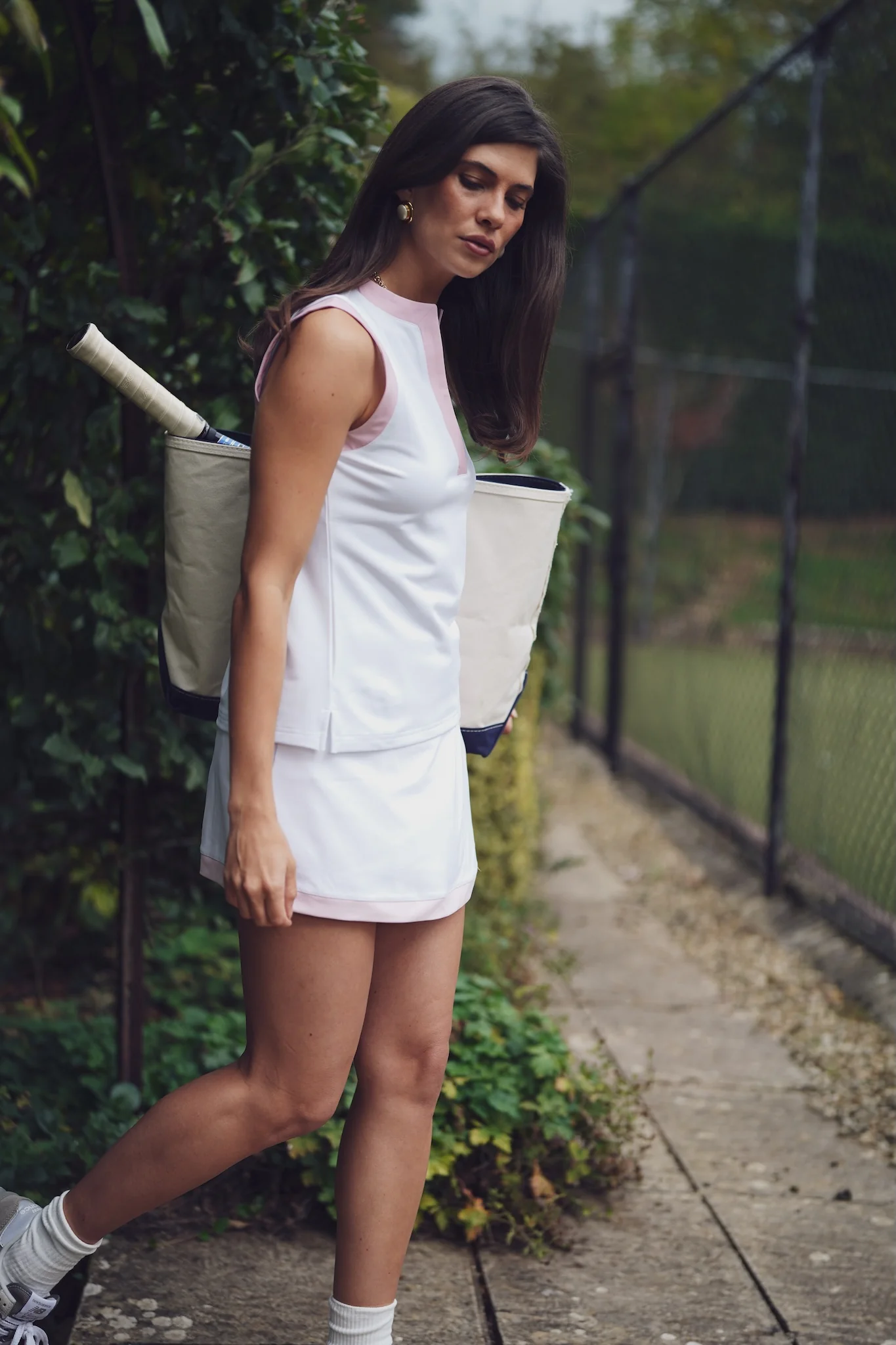 Birdie Skort - White/Ballerina - Image 4