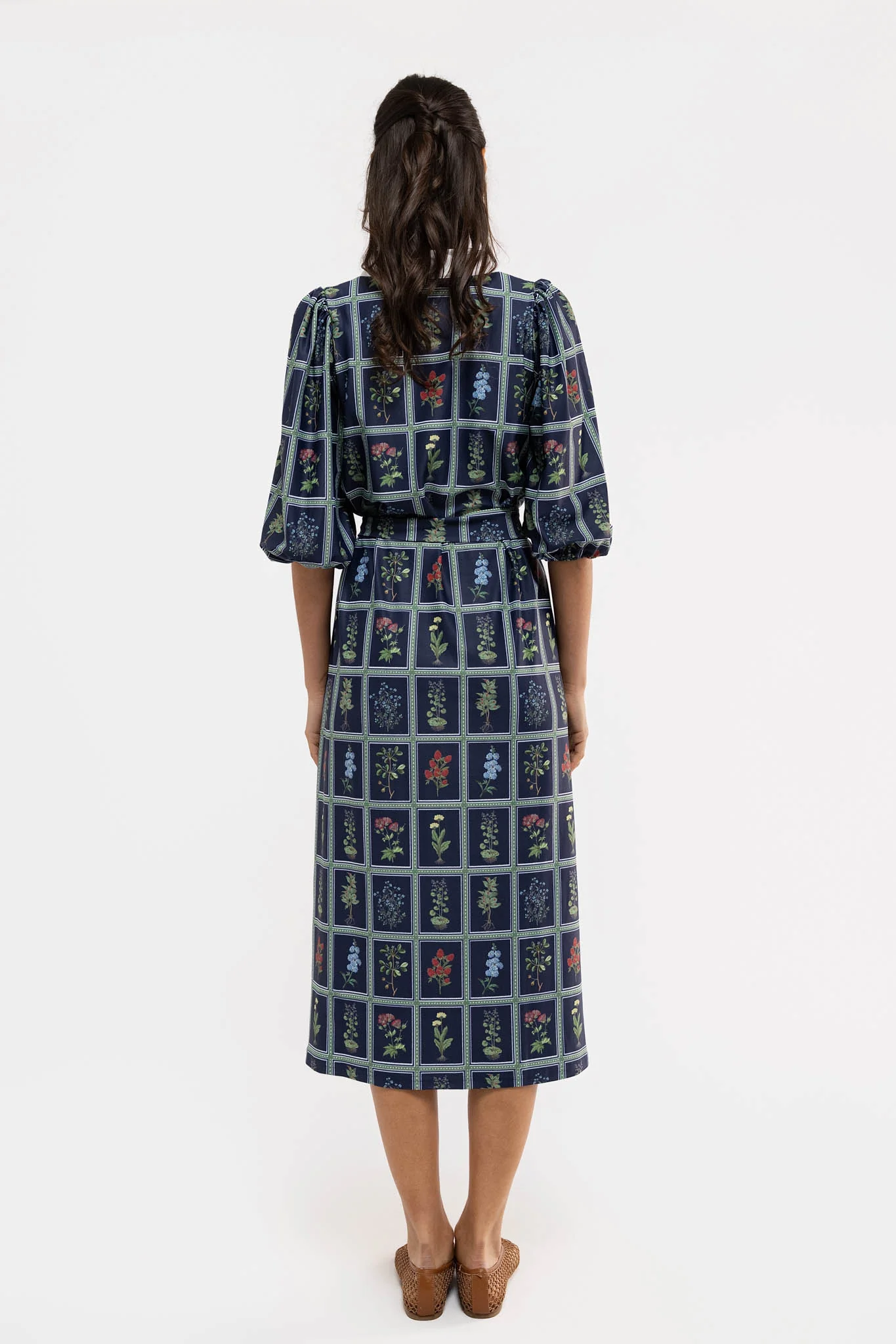 Brooks Dress - Gardeners Window Nvy - Image 4