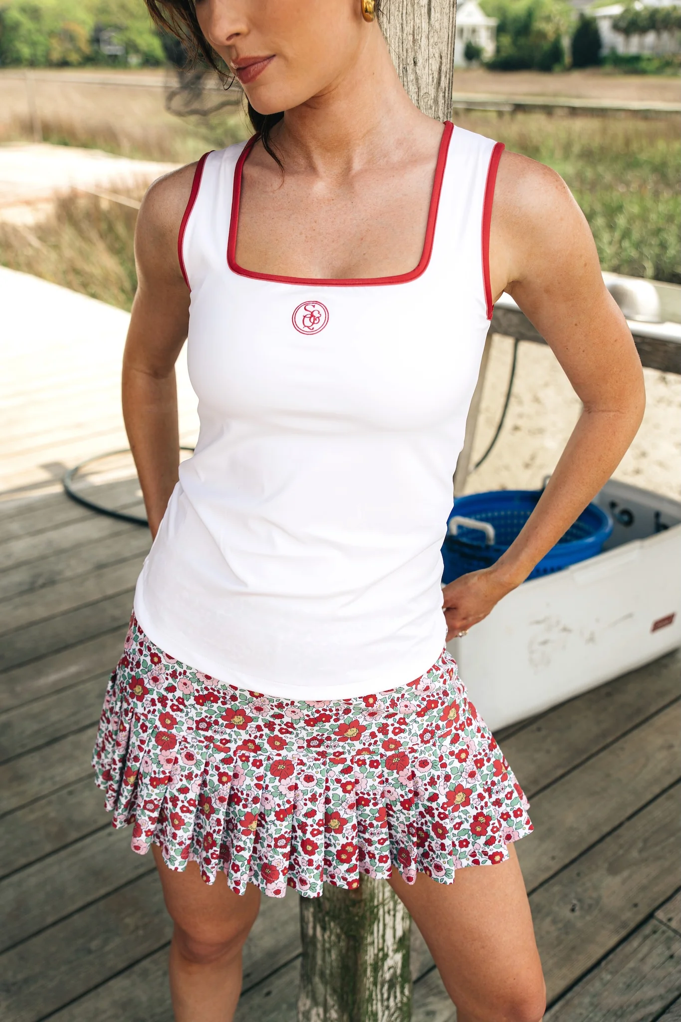 Ruth Skort - Cherry Veranda - Image 8
